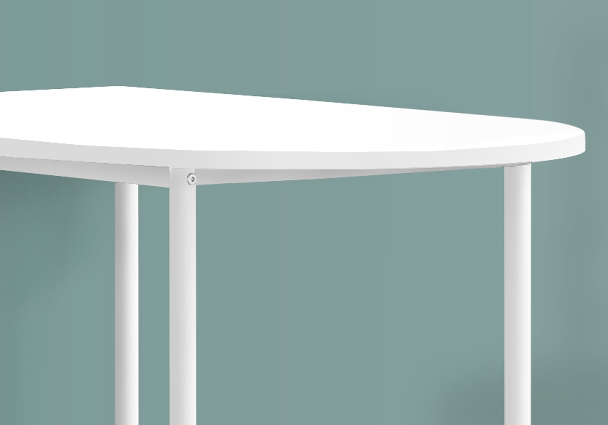 Monarch Specialties I 2376 Bar Maison, Table De Bar, Hauteur Bar, Pub, 36" Rectangulaire, Petit, Cuisine, Métal, Stratifié, Blanc, Contemporain, Moderne - Simple Boutique