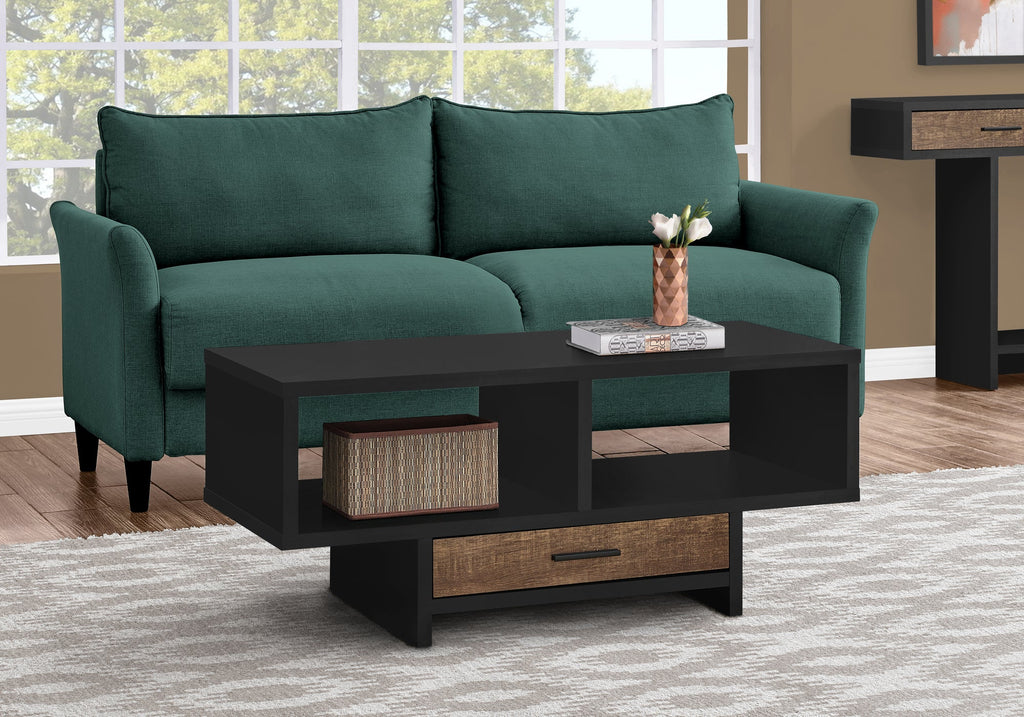 Monarch Specialties I 2809 Table A Café, Accent, Cocktail, Rectangulaire, Rangement, Salon, 42