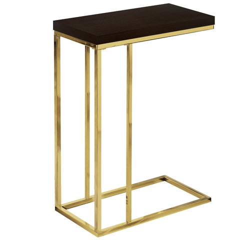 Monarch Specialties I 3235 Table D'Appoint Cappuccino Metal Or