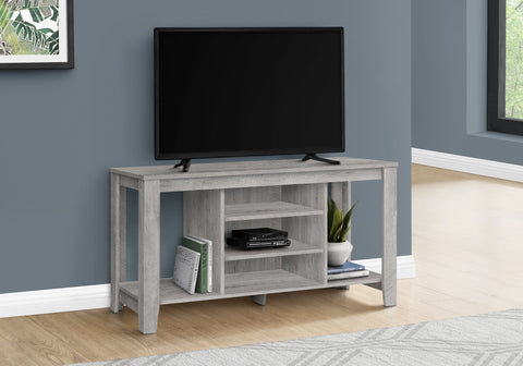 Support TV pour salon, meuble TV jusqu'à 43 pouces, rangement TV, avec  porte de grange