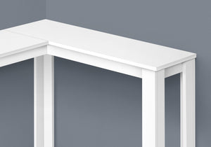 Monarch Specialties I 3656 Table D'appoint, Console, Entrée, Étroit, Coin, Salon, Chambre À Coucher, Stratifié, Blanc, Contemporain, Moderne - Simple Boutique
