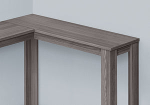 Monarch Specialties I 3658 Table D'appoint, Console, Entrée, Étroit, Coin, Salon, Chambre À Coucher, Stratifié, Gris, Contemporain, Moderne - Simple Boutique