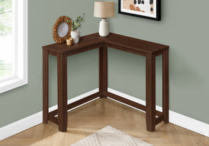 Monarch Specialties I 3661 Table D'appoint, Console, Entrée, Étroit, Coin, Salon, Chambre À Coucher, Stratifié, Brun, Contemporain, Moderne - Simple Boutique