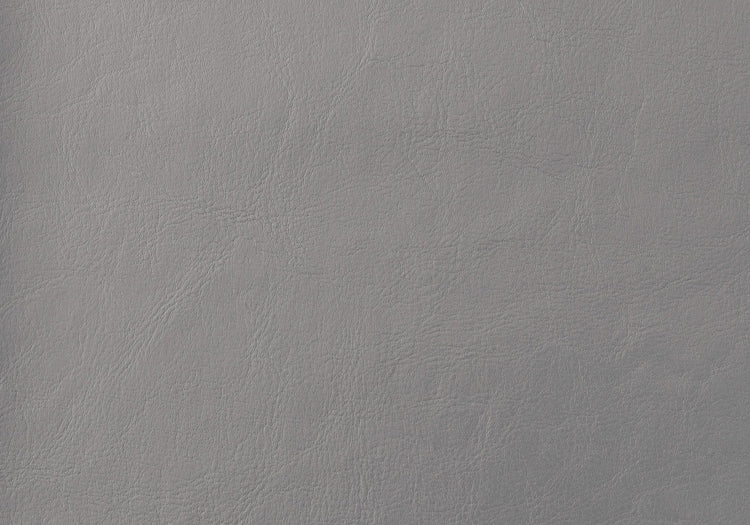 Monarch Specialties I 6011Q Lit, Tête De Lit Seulement, Grand, Chambre À Coucher, Rembourré, Pu D'aspect Cuir, Gris, Transitionnel - Simple Boutique