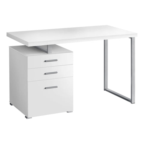 Monarch Specialties I 7027 Bureau, Bureau À Domicile, Ordinateur Portable, Configuration Gauche, Droite, Tiroirs De Rangement, 48