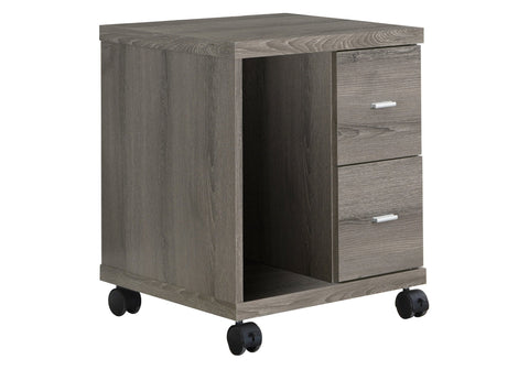 Monarch Specialties I 7056 Bureau, Classeur, Chariot D'imprimante, Classeur Roulant, Portable, Rangement, Travail, Stratifié, Brun, Contemporain, Moderne