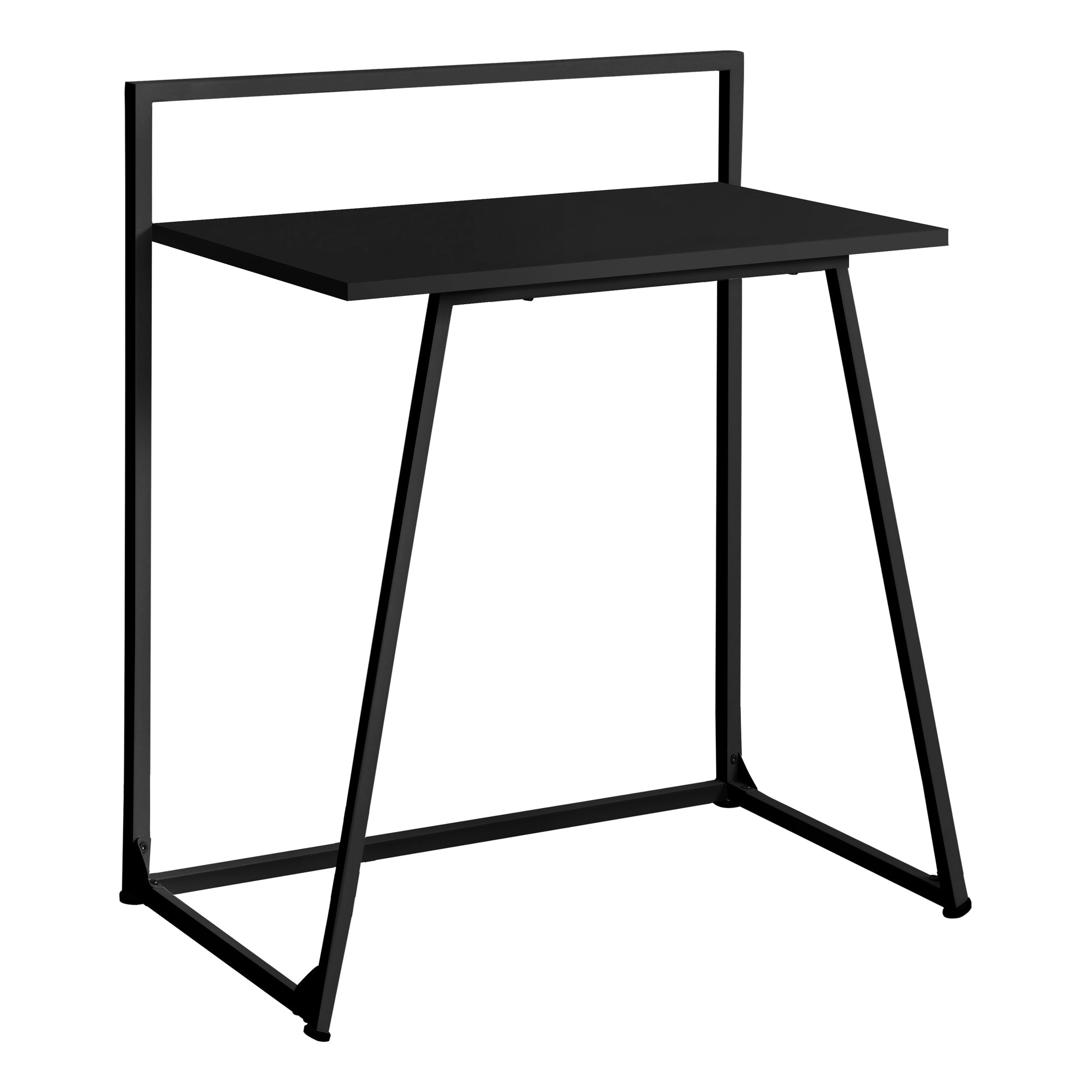 Monarch Specialties I 7111 Bureau, Bureau À Domicile, Ordinateur Portable, 30"l, Travail, Métal, Stratifié, Noir, Contemporain, Moderne - Simple Boutique