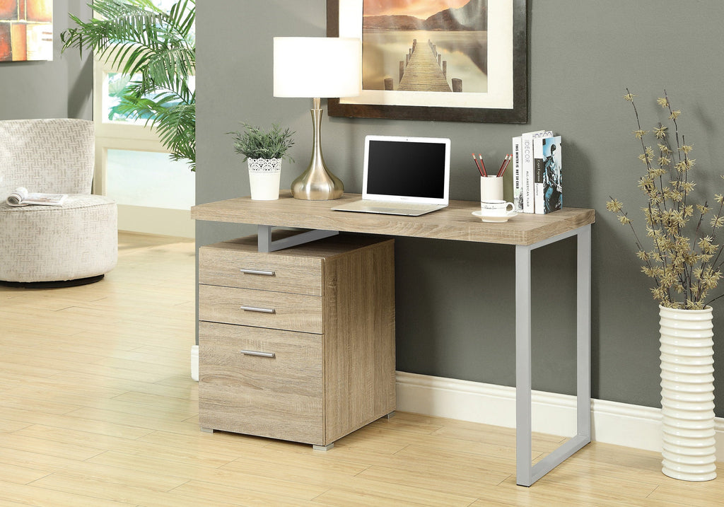 Monarch Specialties I 7226 Bureau, Bureau À Domicile, Ordinateur Portable, Configuration Gauche, Droite, Tiroirs De Rangement, 48