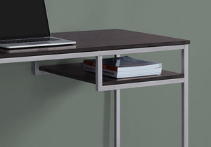 Monarch Specialties I 7369 Bureau, Bureau À Domicile, Ordinateur Portable, 48"l, Travail, Métal, Stratifié, Brun, Gris, Contemporain, Moderne - Simple Boutique