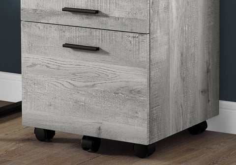Monarch Specialties I 7401 Classeur, Mobile Roulant, Tiroirs De Rangement, Support D'imprimante, Bureau, Travail, Stratifié, Gris, Contemporain, Moderne