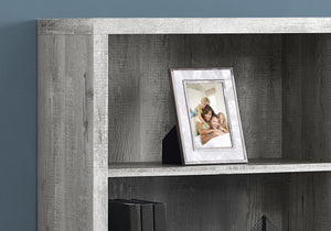 Monarch Specialties I 7405 Étagère À Livres, Étagère, Étagère, 5 Niveaux, 48"h, Bureau, Chambre À Coucher, Stratifié, Gris, Contemporain, Moderne - Simple Boutique