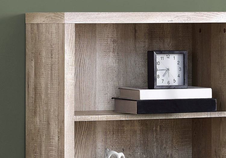Monarch Specialties I 7406 Étagère À Livres, Étagère, Étagère, 5 Niveaux, 48"h, Bureau, Chambre À Coucher, Stratifié, Beige, Contemporain, Moderne - Simple Boutique