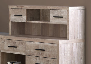 Monarch Specialties I 7429 Bureau, Bureau À Domicile, Coin, Configuration Gauche, Droite, Tiroirs De Rangement, Forme De L, Travail, Ordinateur Portable, Stratifié, Beige, Contemporain, Moderne - Simple Boutique