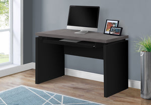 Monarch Specialties I 7439 Bureau, Bureau À Domicile, Ordinateur Portable, 48"l, Travail, Stratifié, Noir, Gris, Contemporain, Moderne - Simple Boutique