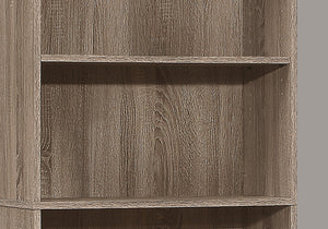 Monarch Specialties I 7468 Étagère À Livres, Étagère, 6 Niveaux, 72"h, Bureau, Chambre À Coucher, Stratifié, Brun, Transitionnel - Simple Boutique