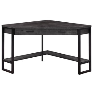 Monarch Specialties I 7507 Bureau, Bureau À Domicile, Coin, Tiroirs De Rangement, 42"l, Travail, Ordinateur Portable, Métal, Stratifié, Noir, Contemporain, Moderne - Simple Boutique