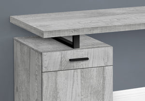 Monarch Specialties I 7763 Bureau, Bureau À Domicile, Ordinateur Portable, Configuration Gauche, Droite, Tiroirs De Rangement, 48"l, Travail, Métal, Stratifié, Gris, Noir, Contemporain, Moderne - Simple Boutique
