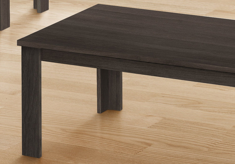 Monarch Specialties I 7863P Ensemble De Table, Ensemble 3pcs, Café, Bout, Côté, Accent, Salon, Stratifié, Brun, Transitionnel - Simple Boutique