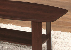 Monarch Specialties I 7923P Ensemble De Table, Ensemble 3pcs, Café, Bout, Côté, Accent, Salon, Stratifié, Brun, Transitionnel - Simple Boutique