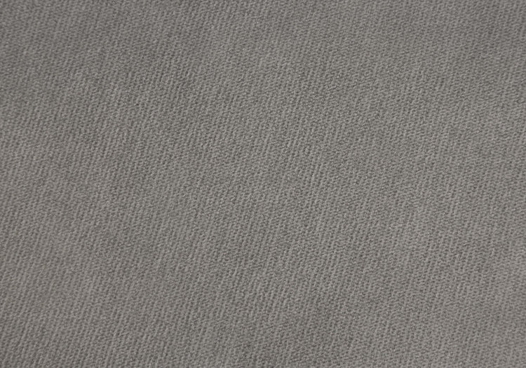 Monarch Specialties I 9003 Ottoman, Pouf, Repose Pieds, Tabouret, 14" Rond, En Tissu, Pieds En Métal, Gris, Or, Contemporain, Moderne - Simple Boutique