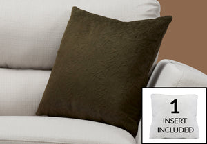 Monarch Specialties I 9262 Oreillers, 18 X 18 Carré, Encart Inclus, Jeté Décoratif, Accent, Sofa, Canapé, Chambre À Coucher, Polyester, Hypoallergénique, Vert, Moderne - Simple Boutique