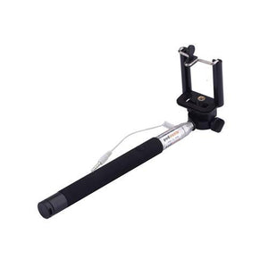 Monopod "Selfie" Extensible Camera + Cell Noir avec déclancheur - Simple Boutique