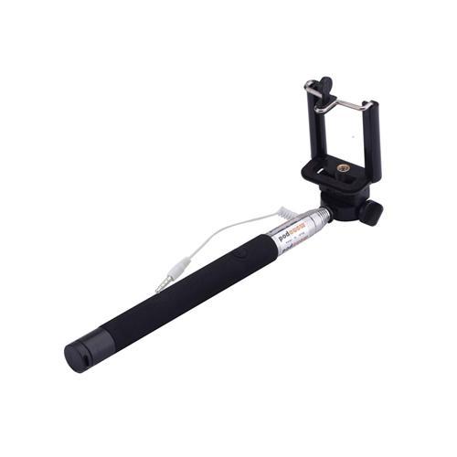 Monopod "Selfie" Extensible Camera + Cell Noir avec déclancheur - Simple Boutique