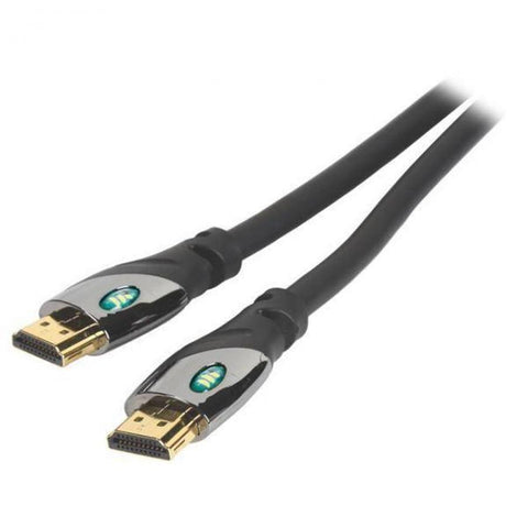 Monster Câble HDMI Haute Vitesse Avancé de 13 pi avec Ethernet, Connecteur Plaqué Or, Noir