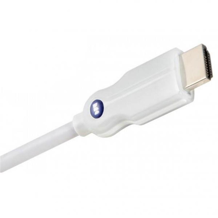 Monster  Câble HDMI Haute Vitesse Avancé de 8 pi avec Ethernet, Connecteur Plaqué Or, Blanc