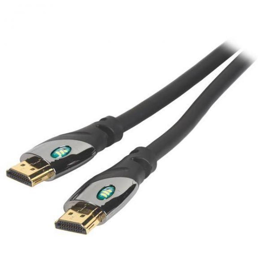Monster Câble HDMI haute vitesse de 4 pi 700HD avec Ethernet, Connecteur Plaqué Or, Noir