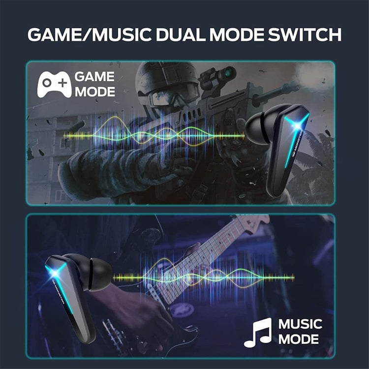 Monster - Écouteurs Intra-Auriculaire Mission V1, Bluetooth 5.0 avec Microphone Intégré et Supression de Bruit, Noir - Simple Boutique