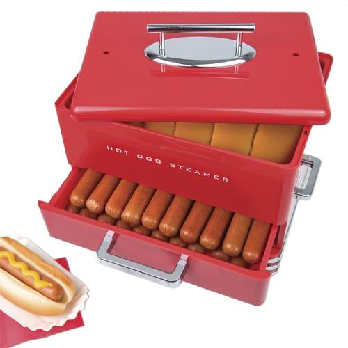 Nostalgia HDS248RD Appareil À Hot-Dogs Vapeurs Rétro 24 Unités - Simple Boutique