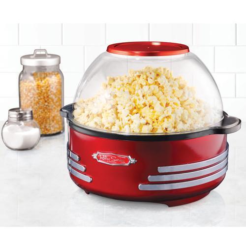 Nostalgia SP300RETRORED Appareil À Pop-Corn Rétro 24 Tasses Rouge - Simple Boutique
