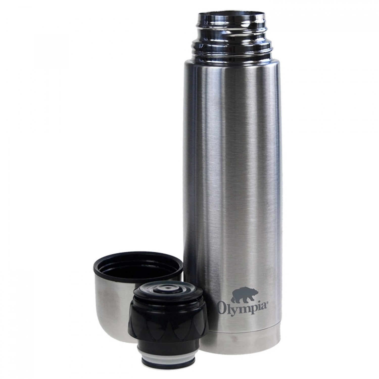 Olympia - Bouteille Isolante pour Boisson Chaude ou Froide, Capacité de 500ml, Acier Inoxydable - Simple Boutique