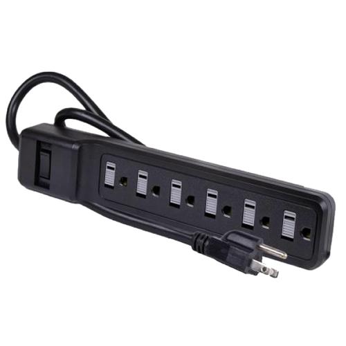 Onn Protecteur De Surtension 6 Prises 500 Joules 2.5 Pi Noir - Simple Boutique