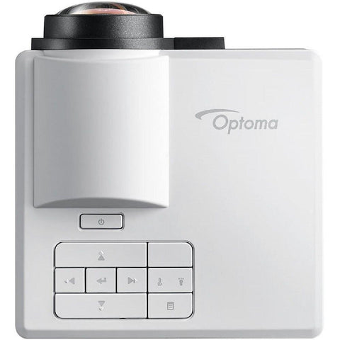 Optoma ML1050ST+ Pret 3D Projecteur DLP Short Throw - 16:10 - 1280 x 800 - Avant - 720p - 20000 Heures Mode Normal - 30000 Heures Mode Économie - WXGA - 20000:1 - 1000 Lumens - HDMI - USB - 1 an de garantie