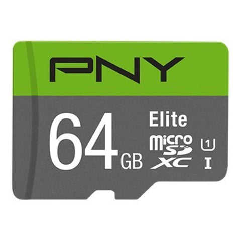 PNY Elite microSDXC Classe 64 UHS-I (U1) 85 Mo/s en lecture