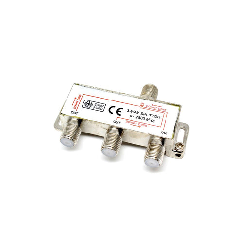 PREMIUM Splitter Y coaxial F Type 1 IN x 3 OUT - 5~2400 MHz