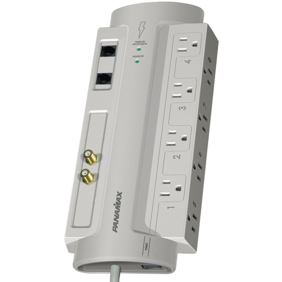 Panamax SP8-AV Protecteur de Surtension 8 Prises AV Gris - Simple Boutique