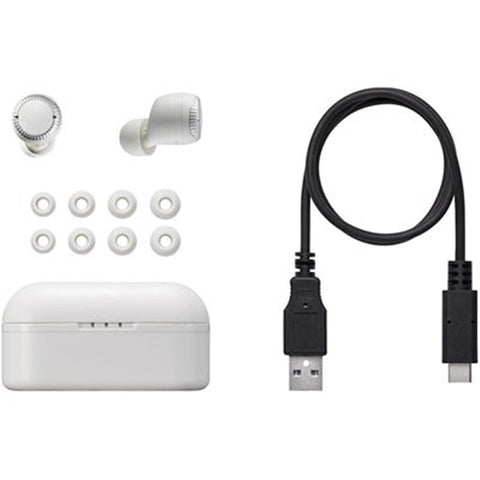 Panasonic - Écouteurs Intra-Auriculaire Sans-Fil, Bluetooth 5.0, Avec Boitier de Recharge, Blanc