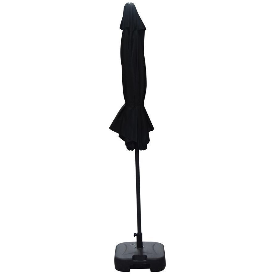 Parasol en toile octogonal 8,5' Noir - Simple Boutique