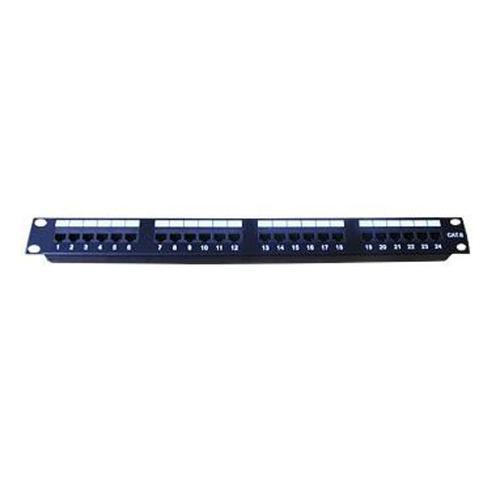 Patch Panel Cat5e 24 ports avec support montage - Simple Boutique