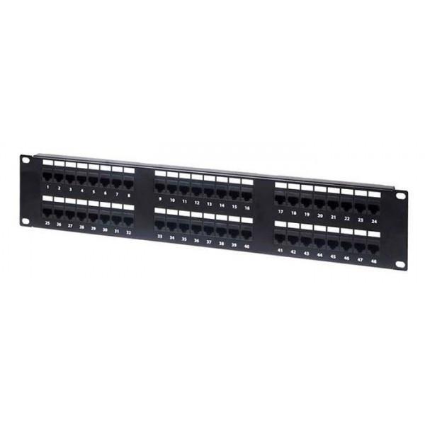 Patch Panel Cat6 48 ports avec support montage UL