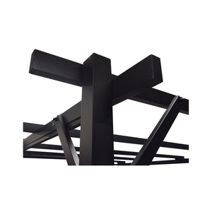 Pergola San Luis 10'x12' avec Toit Retractable, Noir - Simple Boutique