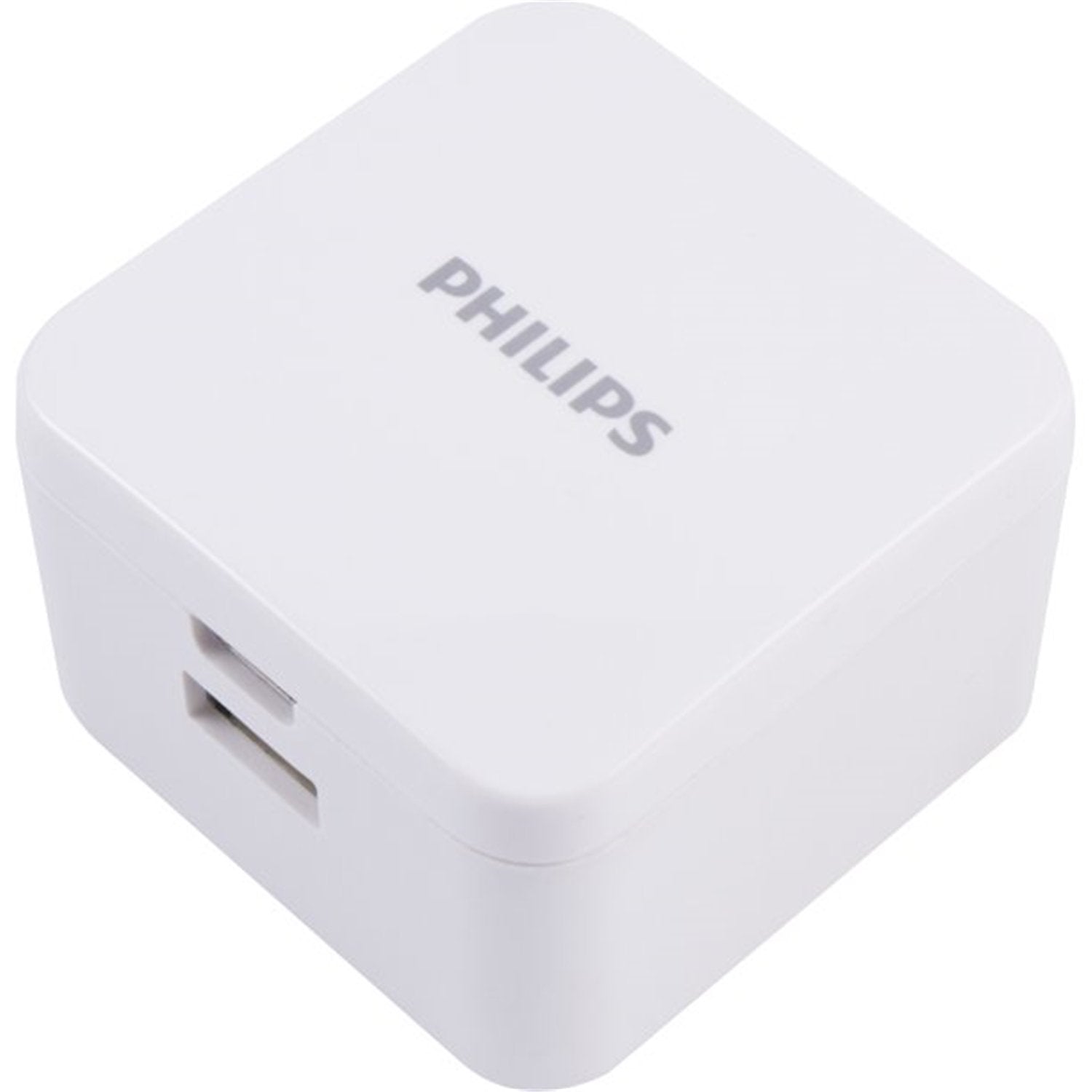Philips - Chargeur USB Mural avec 1 Prise USB-A et 1 Prise USB-C, Blanc - Simple Boutique