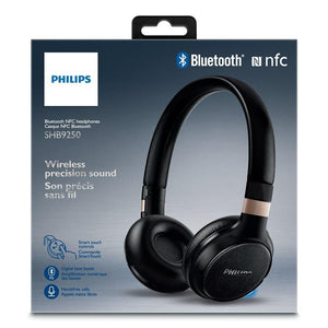 Philips SHB9250 - Casque d'écoute Sans-Fil, Haute-Résolution, Bluetooth 4.0, Noir - Simple Boutique