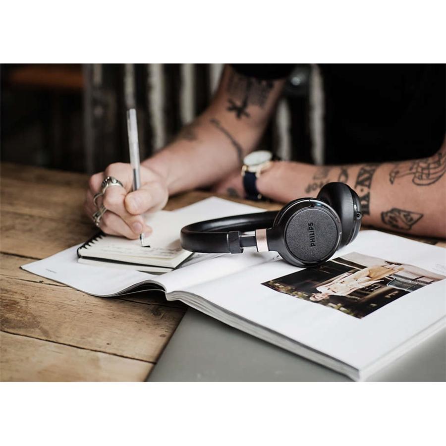 Philips SHB9250 - Casque d'écoute Sans-Fil, Haute-Résolution, Bluetooth 4.0, Noir - Simple Boutique