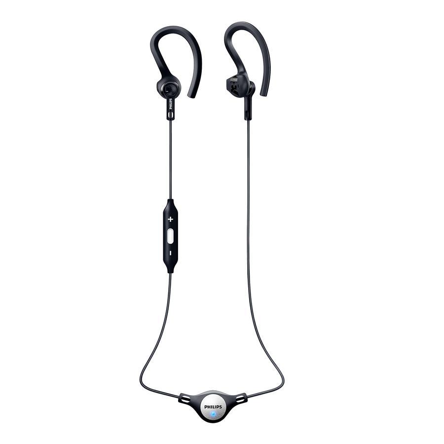 Philips SHQ7800BK/27 - Écouteurs Intra-Auriculaire Sport Sans-Fil, ActionFit, Bluetooth 4.1, Noir - Simple Boutique