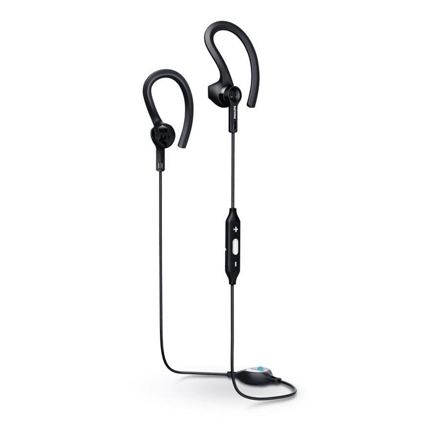 Philips SHQ7800BK/27 - Écouteurs Intra-Auriculaire Sport Sans-Fil, ActionFit, Bluetooth 4.1, Noir - Simple Boutique