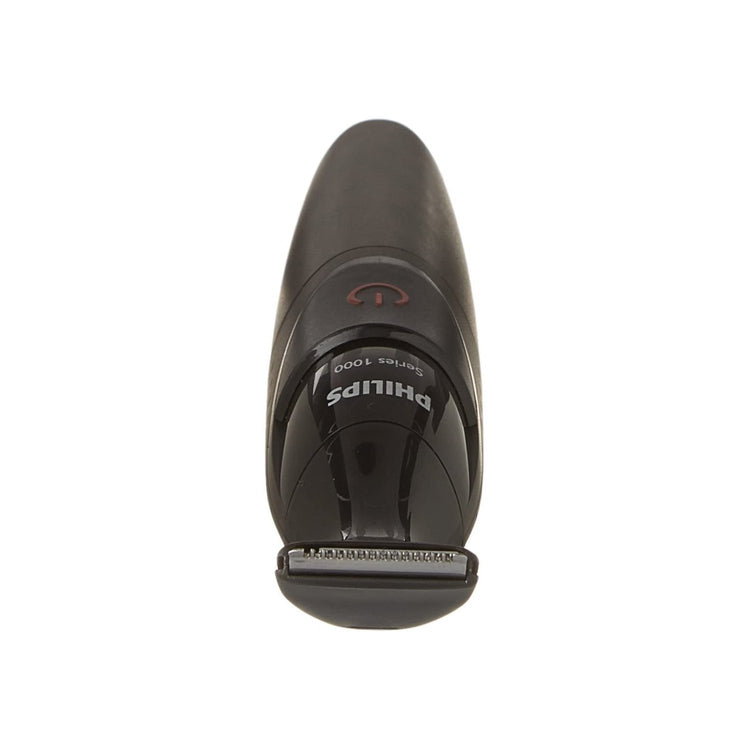 Philips - Tondeuse à Batterie, Comprend 3 Peignes de Précision et 1 Mini Rasoir, Noir - Simple Boutique